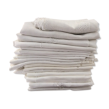 Set of 16 antique hand-embroidered stainedcases