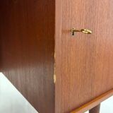 Vintage teak desk: double-sided