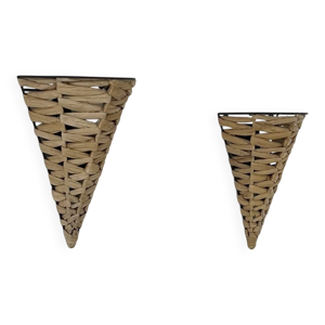 Paire d'appliques en