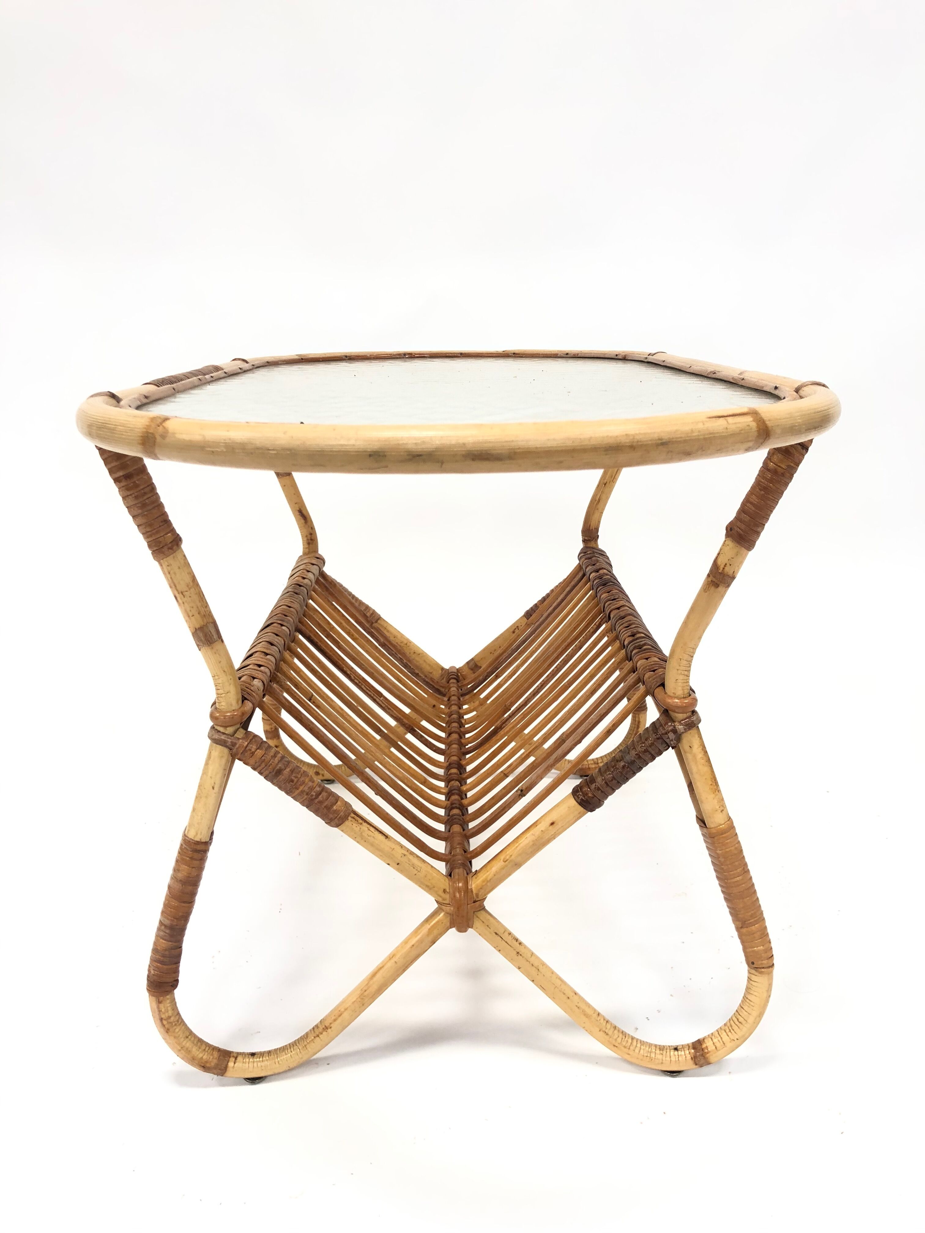 Vintage side table by Rohe Noordwolde, 1960, Netherlands Dirk van Sliedregt