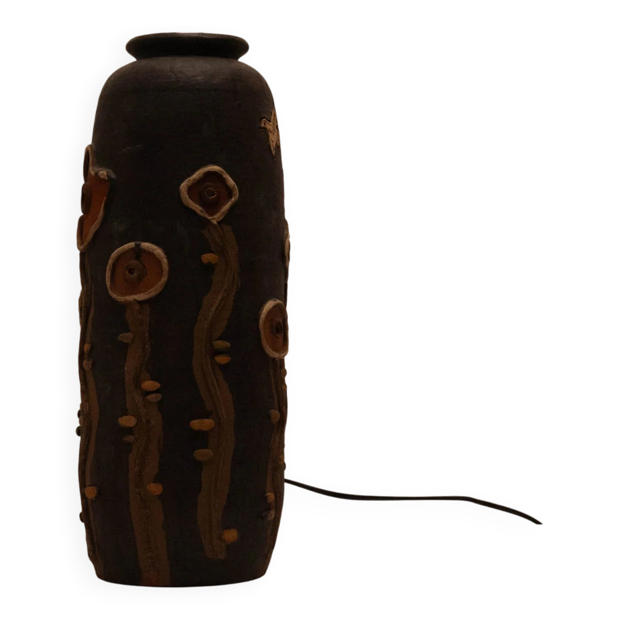 Unique Italian Ceramic Floor/Table Lamp – Dimmable