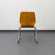 Vintage Casala chair – bent beech – chrome sled base
