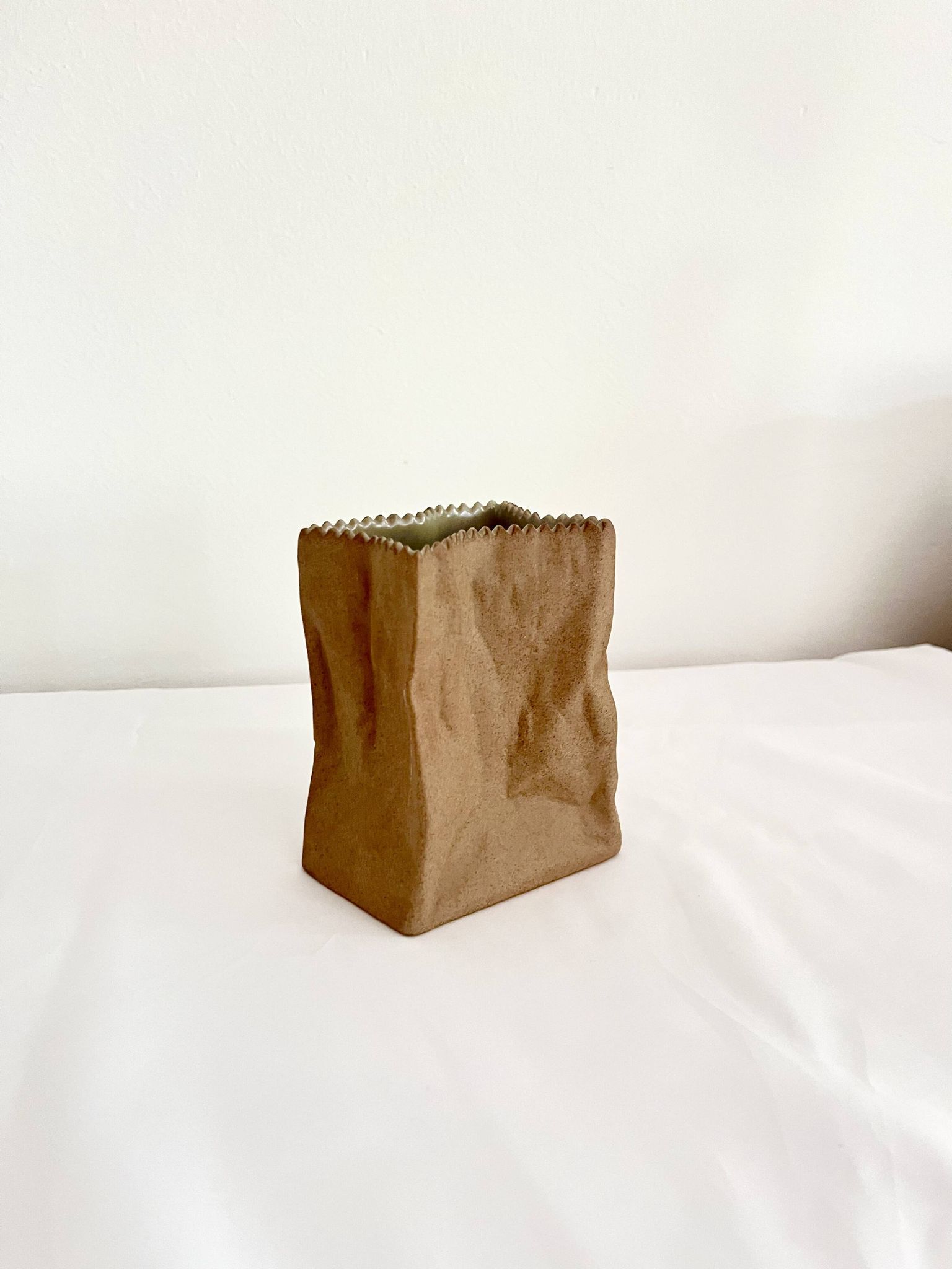 Vintage "Paper bag" vases by Tapio Wirkkala for Rosenthal studio-line, 1970