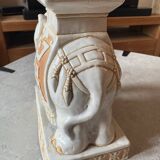 White ceramic elephant