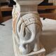 White ceramic elephant