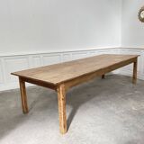 Large fir work table, 1940s