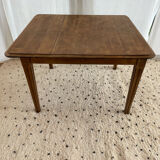 Vintage table in raw wood