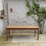Oak farmhouse table