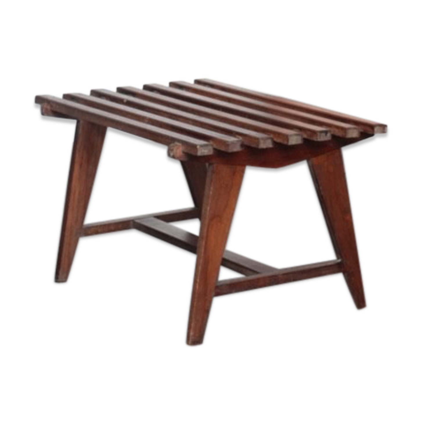 Scandinavian bench solid teak Denmark 1960