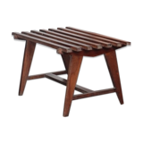 Scandinavian bench solid teak Denmark 1960