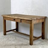 Solid wood farm table