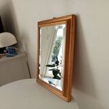 Vintage gold mirror beveled glass 47.5*37.5