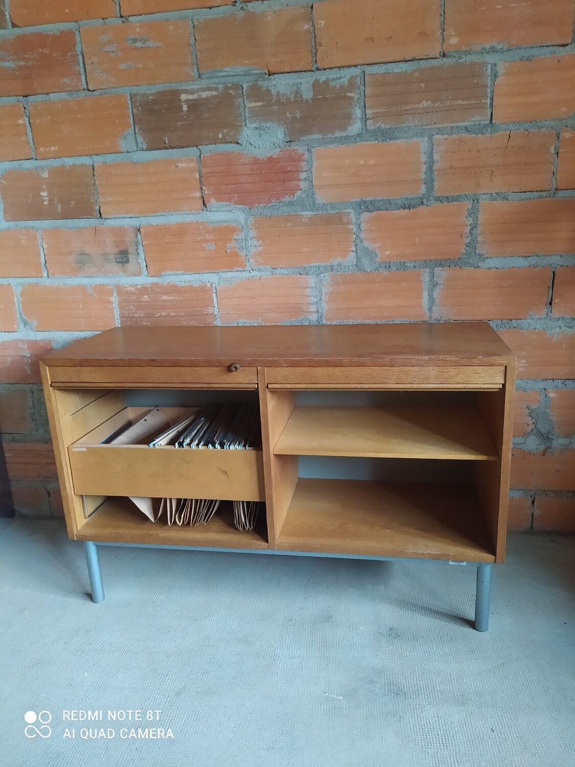 Enfilade meuble de bureau classeur à rouleau