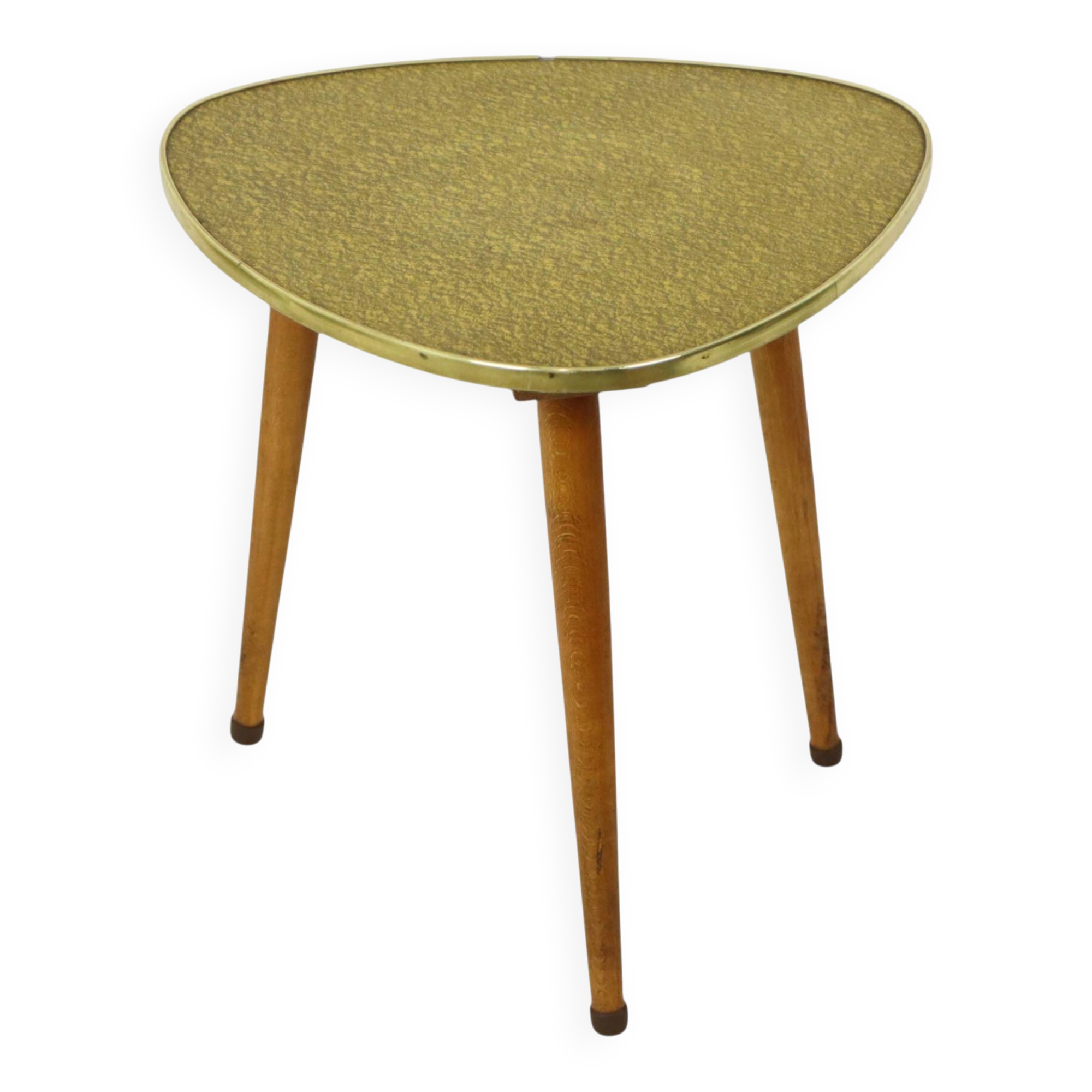 Vintage Mid-Century Plant Table Triangular Conical