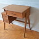 Desk and its Singer integrated sewing machine, 1962