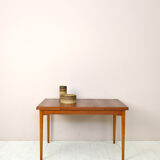 Scandinavian extending teak table