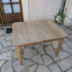 Antique extendable table