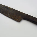 Old domestic knife forged in one piece, XIXth