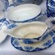 Magnificent old English semi-porcelain Ridgways rose pattern service