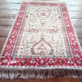 Handmade silk cashmere rug 125x76cm