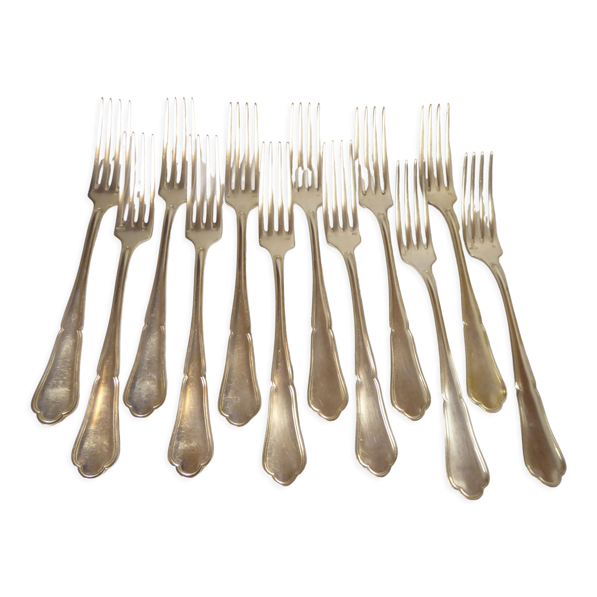 Set of 12 St Médard table forks