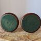 Pair of Barley Twist candlesticks in oak – English style, circa 1950