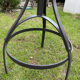 Wood and metal stool