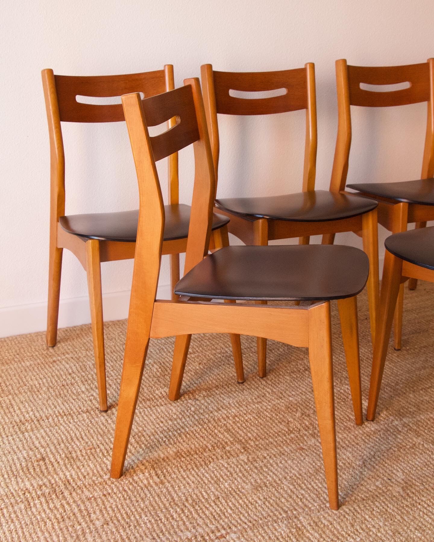 5 Scandinavian chairs 60s