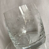 Engraved crystal glasses