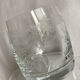 Engraved crystal glasses