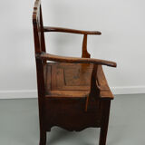 Fauteuil en chêne anglais 18ème siècle
