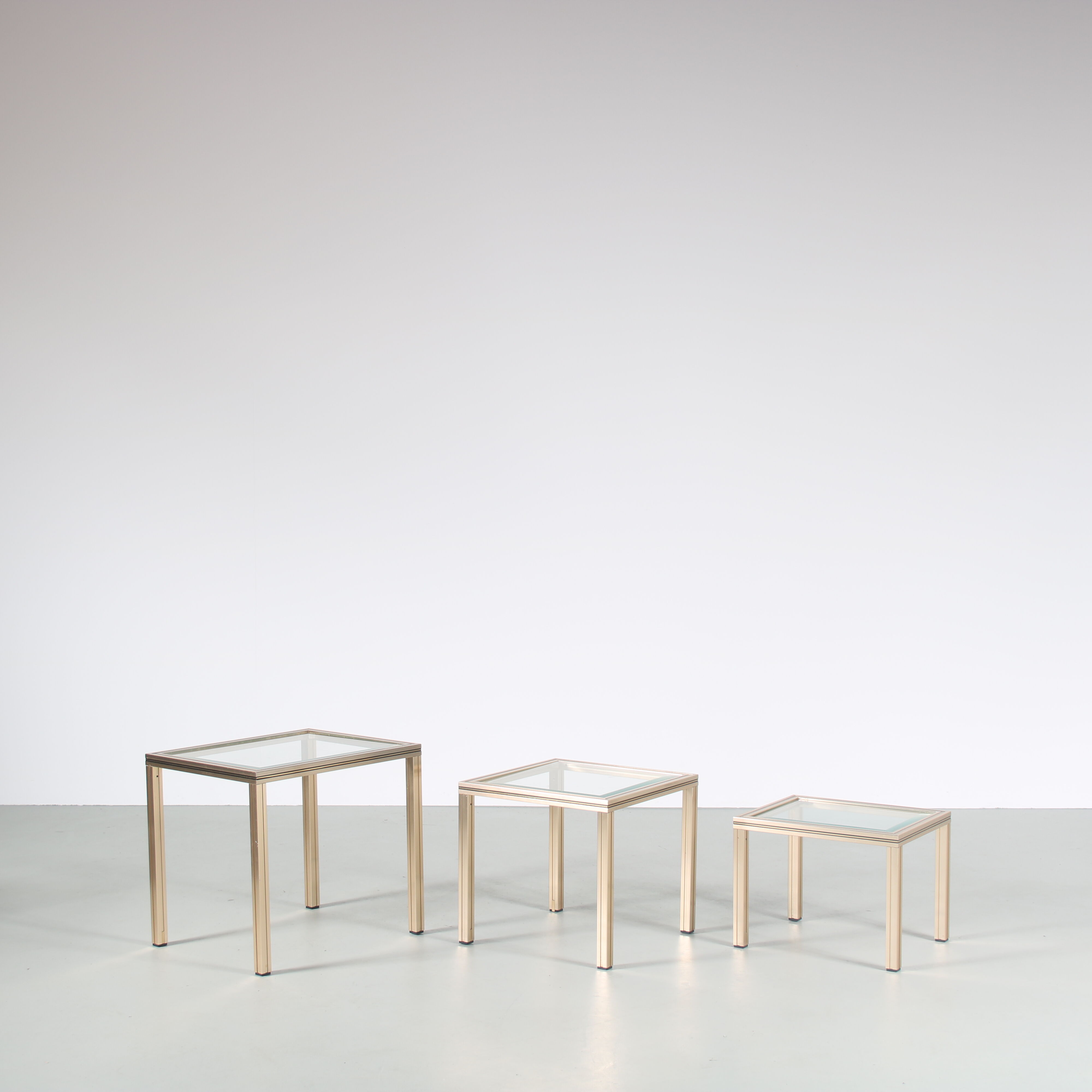 1970s Nesting tables by Pierre Vandel, France