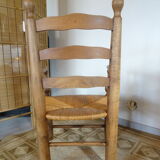 Pair of mulched brutalist armchairs