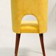 Yellow booster Chair by Leśniewski 1970s