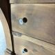 Old raw wood chest of drawers