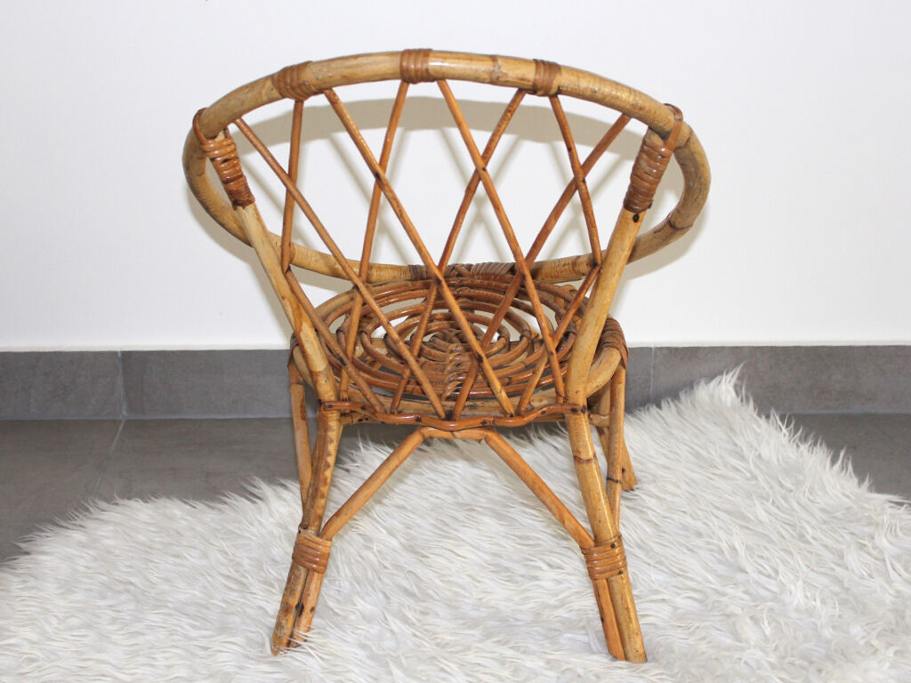 Child rattan armchair