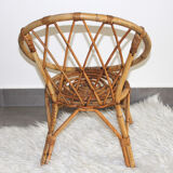 Child rattan armchair