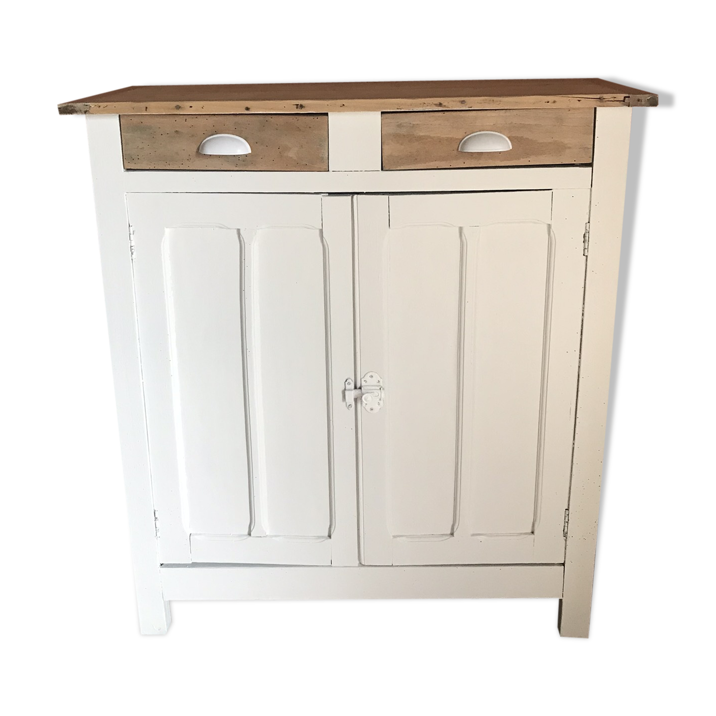 Parisian Buffet White and Wood