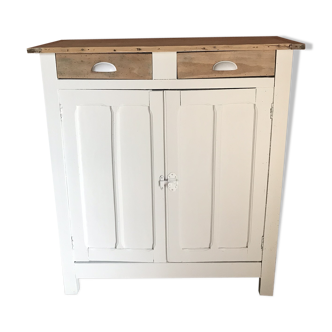 Parisian Buffet White and Wood