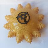 Old abat-jour clichy chandelier rises and lowers claw suspension