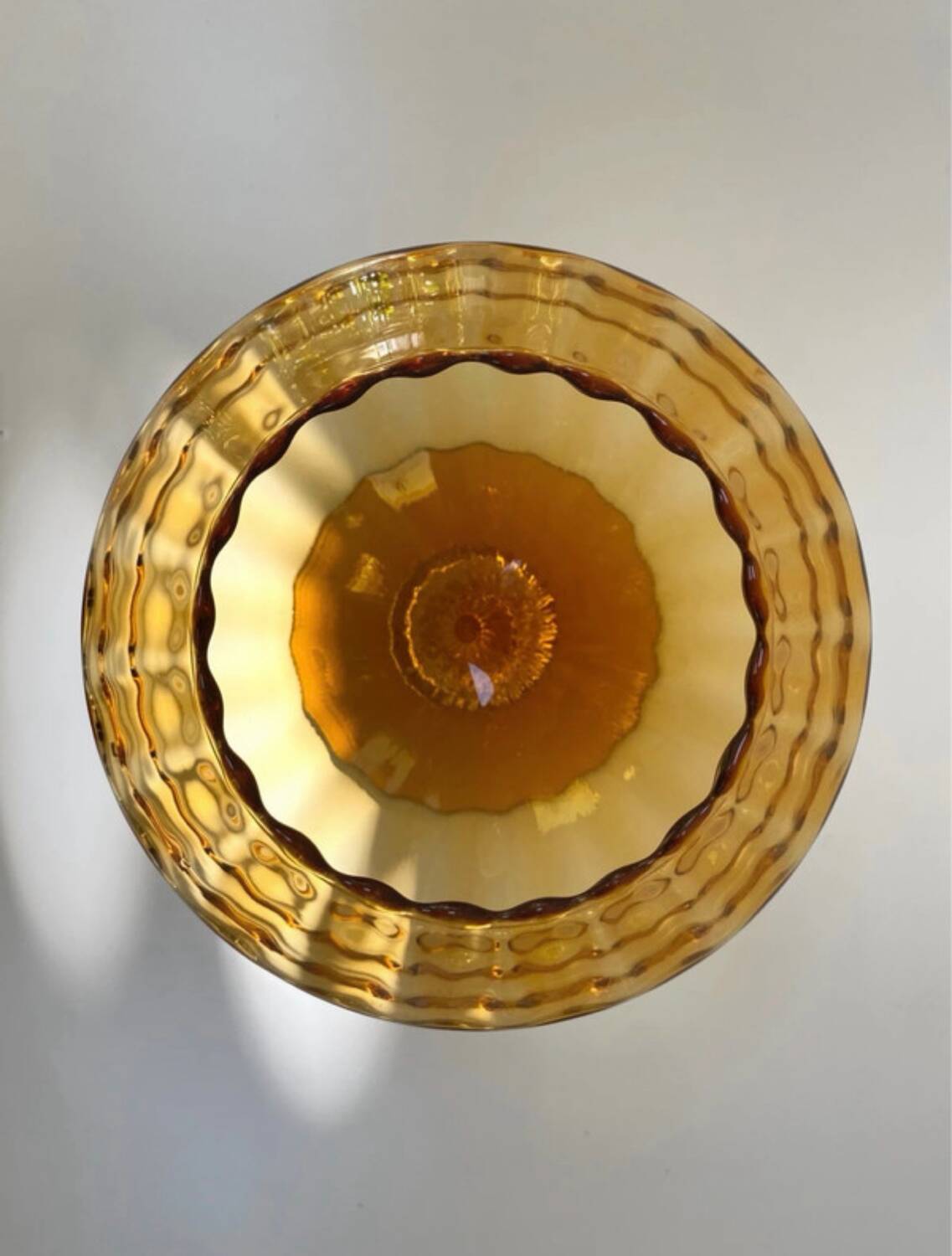 Amber glass dragée / sweet box Empoli (Italy) - Years
