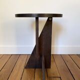 Side table totem in oak