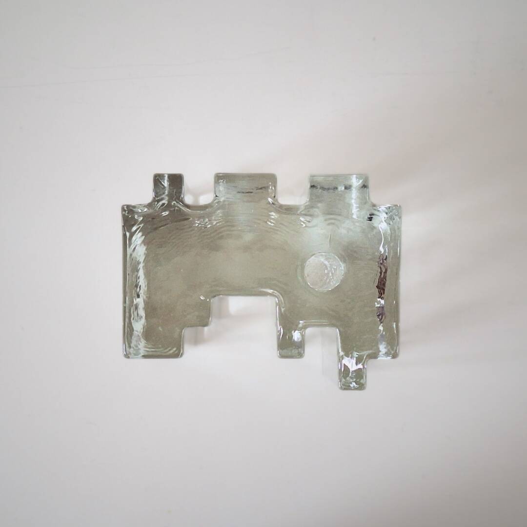 Solifleur Hand-Cast Glass Vase - Modernist Design - 1970s, Germany