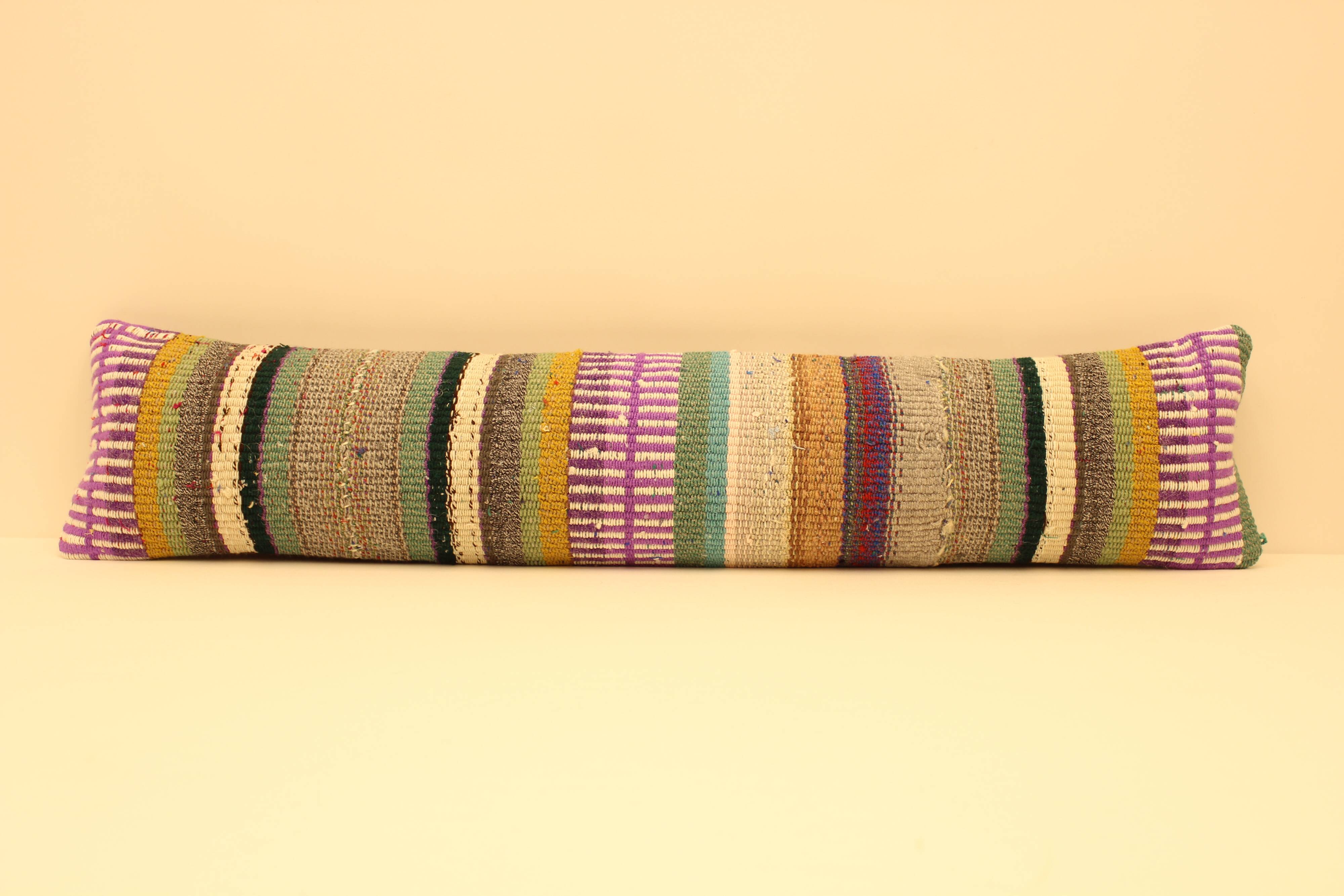 Turkish kilim cushion, 20x90 cm, DY-33