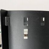 Postmodern German side tables in rolling metal and glass by D-Tec, 1980s, set of 2.