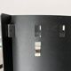 Postmodern German side tables in rolling metal and glass by D-Tec, 1980s, set of 2.
