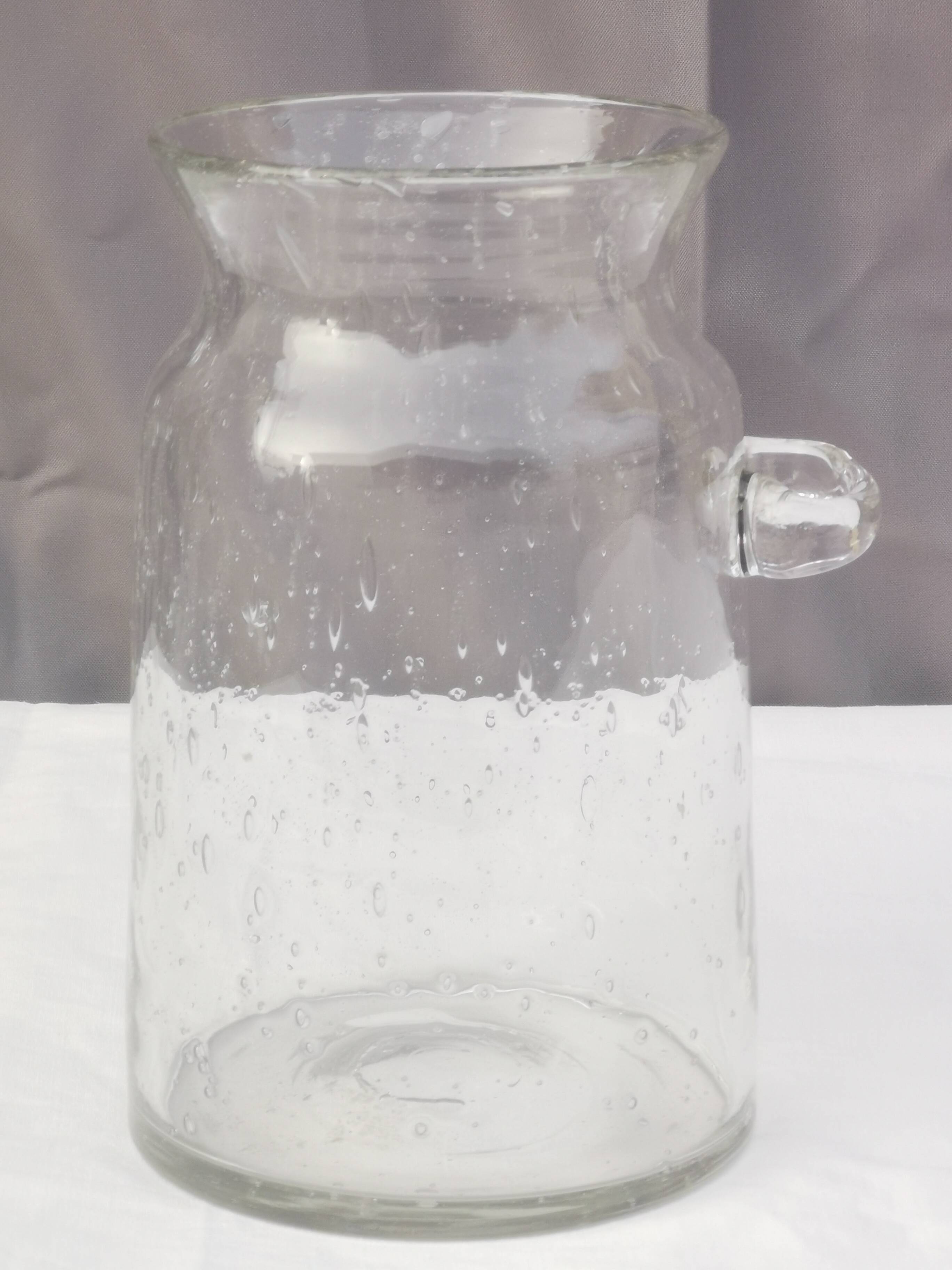 ANCIENT “BLOWN GLASS” POT 19th