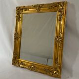 Bevelled mirror, Golden Empire style 64x54cm