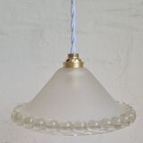 Vintage glass pendant lamp