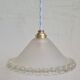 Vintage glass pendant lamp
